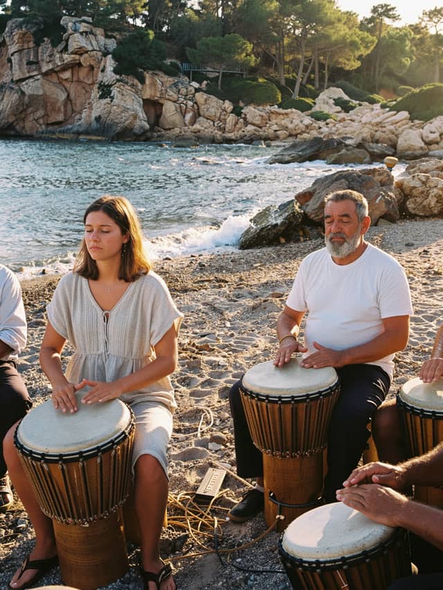 Benirràs Sunset Drum Circle Gathering
