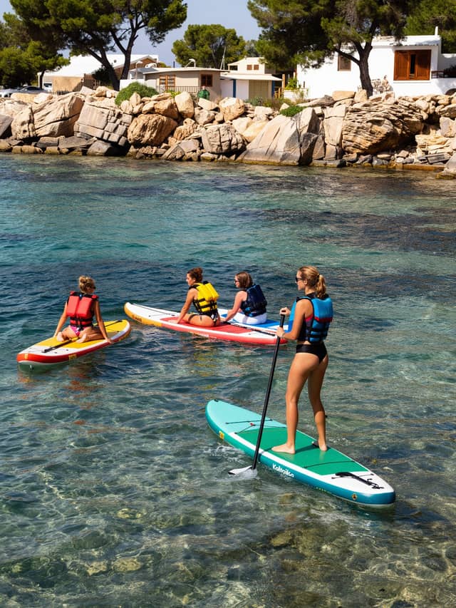 Paddle Surf in a Sant Antoni Cove — Four People Maximum