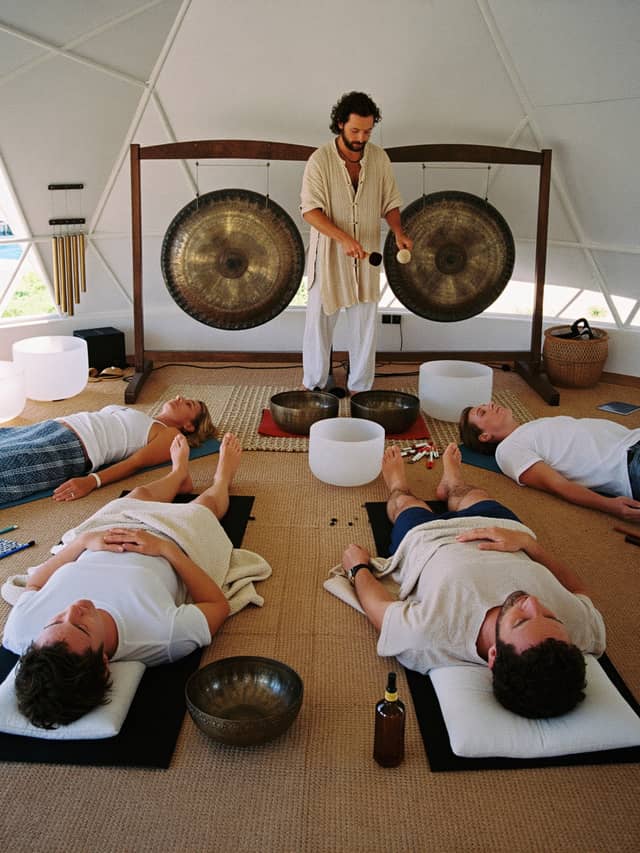 Sound Healing: Gong Bath at a Country Villa