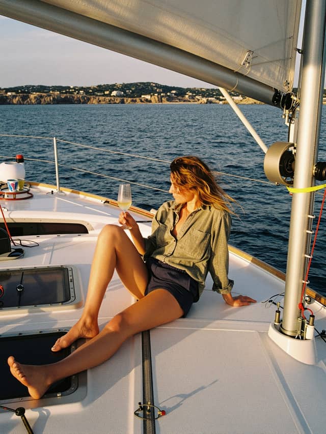 Sunset sailing with cava and Balearic beats