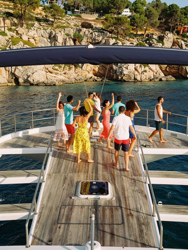 Ibiza Boat Party: DJ, Open Bar & Swim Stops